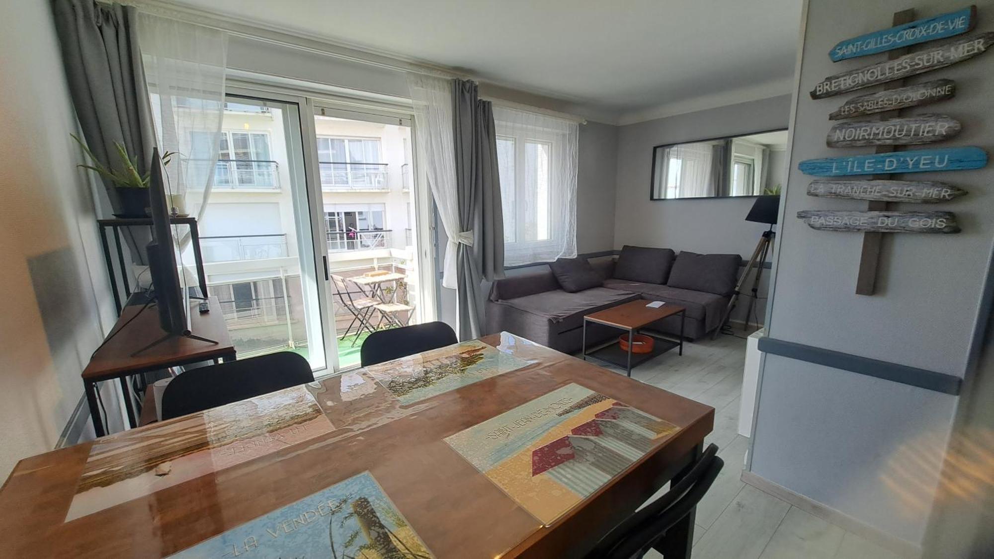 Couchant Radieux Appartement 2 Pieces 4 Personnes Vue Mer Saint-Jean-de-Monts Zewnętrze zdjęcie
